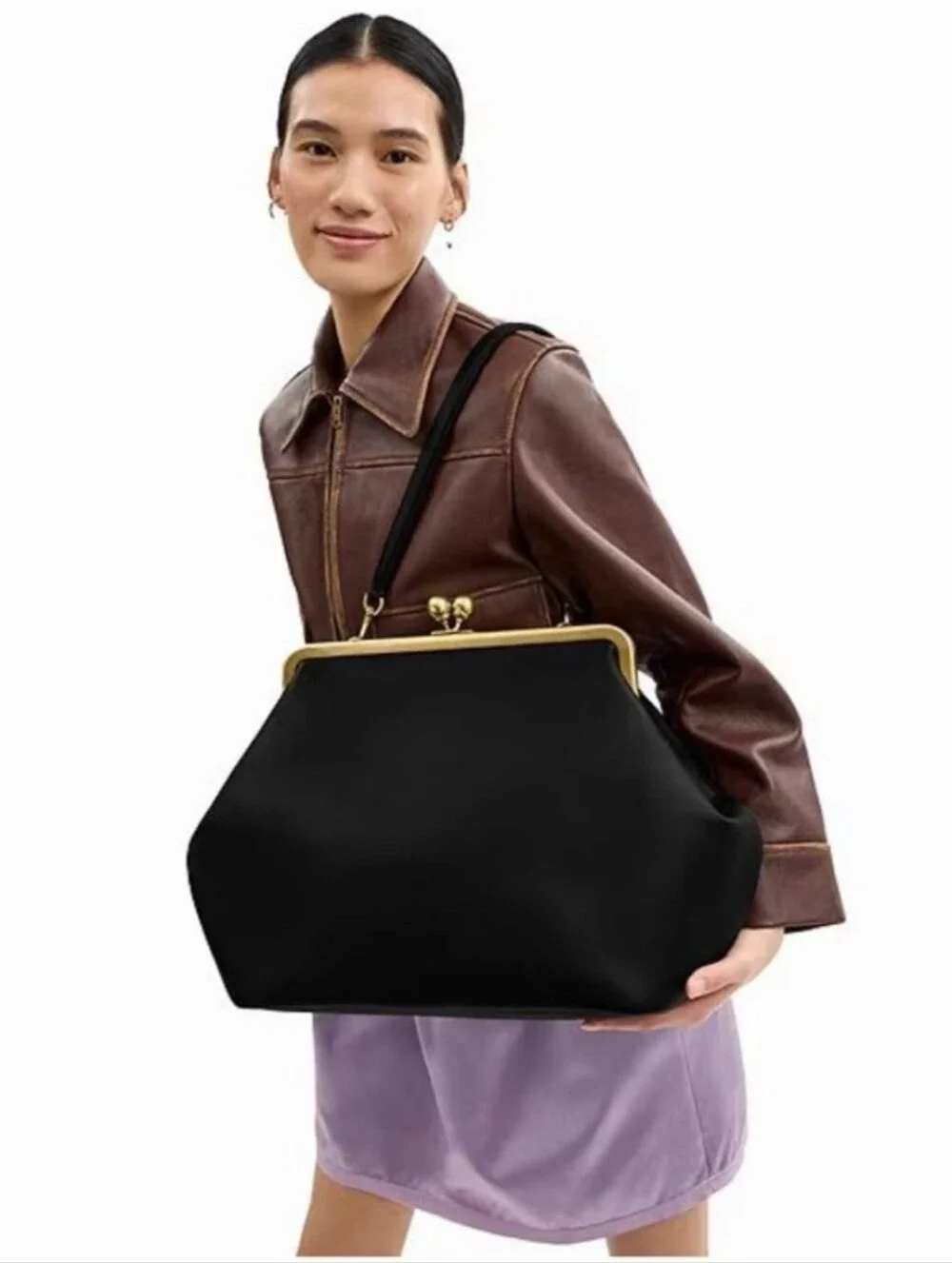 Coach satin exterior
